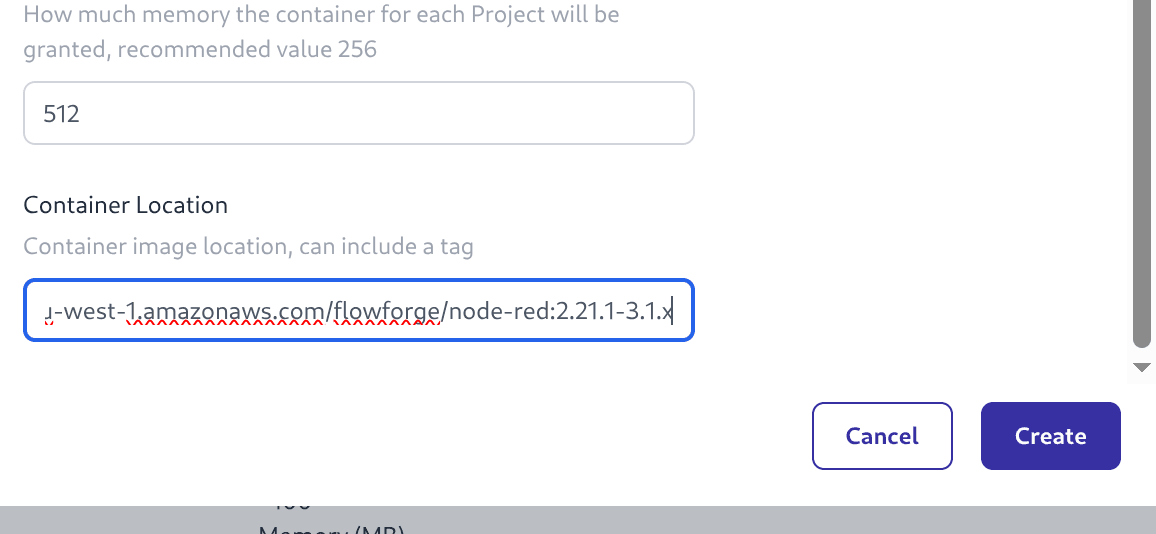 Screenshot of Stack Location